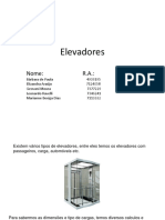 Elevadores - Slides