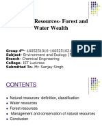 Natural Resources - Water and Forest Wealth