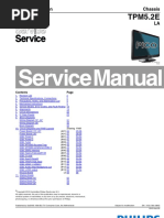 Philips Chassis Tpm5.2e-La PDF