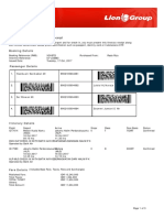 Lion Air Eticket Itinerary / Receipt: Hasibuan/Sarmadan MR