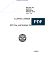 Material Properties Handbook Magnesium Nickel and Titanium Alloys MIL-697A