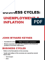 Business Cycles:: Unemployment & Inflation