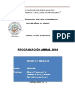 Programacion Anual 2018 Primero