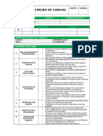 Descrição de Cargo