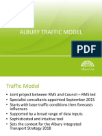 Presentation - Albury Traffic Model - Councillor Workshop 12 March 2018