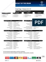 Group Stage - Groups A, B, C, D: 2015/16 UEFA Champions League
