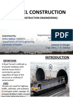 Tunnel Construction PDF