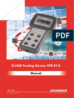 X-LINE Testing Device STB 01X.: Manual