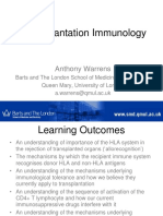 Transplantation Immunology - Professor Anthony Warrens