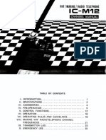 Icom IC-M12 Instruction Manual