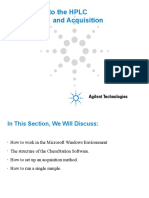 Introduction To The HPLC Chemstation and Acquisition