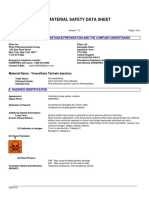 Material Safety Data Sheet: 1. Identification of The Substance/Preparation and The Company/Undertaking