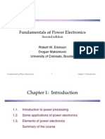 Power Electronics Introdution Slides Chapter 1