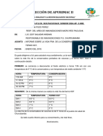 Informe de La Vida Fria