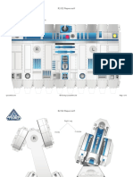 r2 d2 Papercraft Star Wars Star Tours Printable 0213 PDF