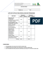 Listas de Cotejo Varios Ejemplos