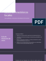 Casos de Anestesicos Locales