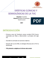 Caracteristicas Clinicas y Semiologicas de La TVC