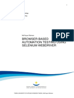 Browser - Based Automation Testing Using Selenium Webdriver