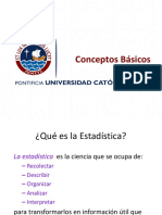 1.1 Conceptos Básicos de Estadística Descriptiva 