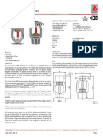 Pendant and Upright Sprinklers