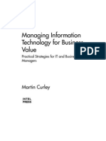 Managing IT For Business Value