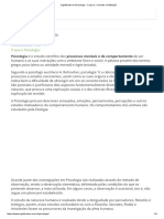 Significado de Psicologia - O Que É, Conceito e Definição