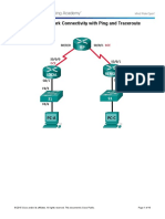 7.3.2.7 Lab - Testing Network Connectivity With Ping and Traceroute