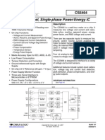 Three-Channel, Single-Phase Power/Energy IC: & Description