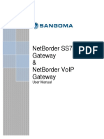 Netborder SS7 VoIP Media Gateway User Manual v1.0.15