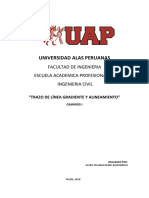 Trazo de Linea Gradiente y Alineamiento