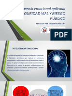 Inteligencia Emocional Aplicada en SEGURIDAD VIAL Y RIESGO