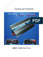 Manual Grid Tie Inverter