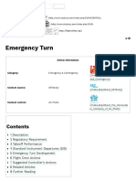 Emergency Turn - SKYbrary Aviation Safety