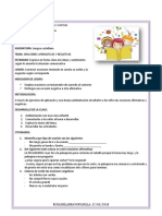 Planeación de Las Oraciones Negativas y Afirmativas