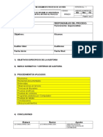 Modelo Informe de Auditoría de Control Interno