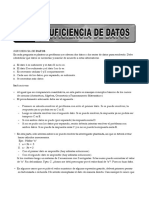 Isuficiencia de Datos