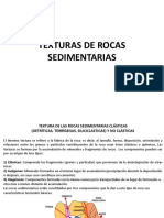 Texturas de Rocas Sedimentarias