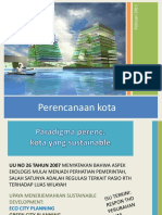 Paradigma Perencanaan Kota