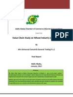 Value Chain Study On Wheat Industry in Ethiopia