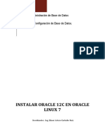 Guía - 1 - Instalar Oracle 12c en Linux7