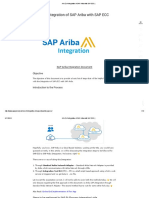 A To Z of Integration of SAP Ariba With SAP ECC