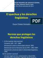 El Quechua y Los Derechos Lingüístico