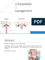 Exstrophy-Epispadias Complex: Current Management: Journal Reading