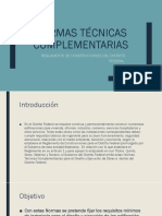 Normas Técnicas Complementarias