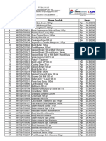 No Barcode Nama Produk Harga