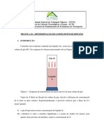 Pratica 10 Determinação Do Coeficiente de Difusão