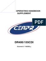 DR400/155CDI Pilot's Operating Handbook (Supplement)