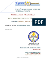 Ejercicios Unidad IV Matematicas Financierasbonos y Obligaciones