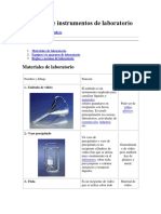 Materiales e Instrumentos de Laboratorio